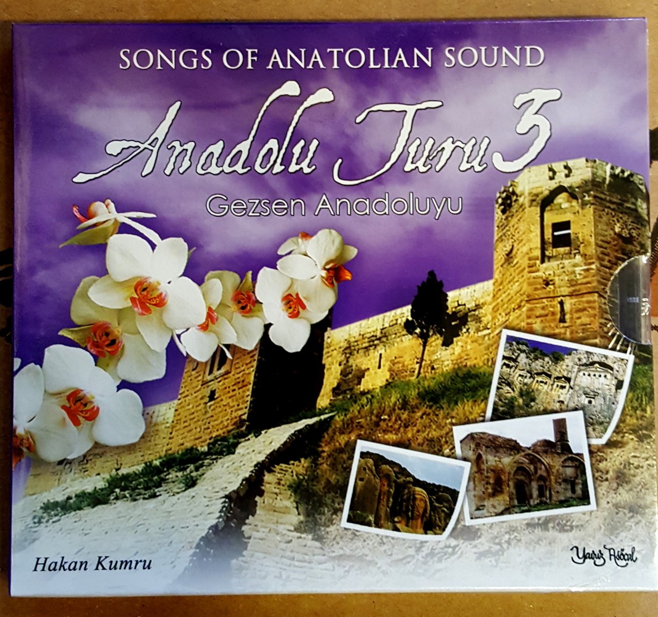 HAKAN KUMRU - ANADOLU TURU VOL 3 / GEZSEN ANADOLUYU (2011) - CD ENSTRUMENTAL TÜRK HALK MÜZİĞİ SIFIR