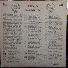ERNEST ANSERMENT - BORODIN, PROKOFIEV, STRAVINSKY, SAINT SAENS - PLAK 2.EL