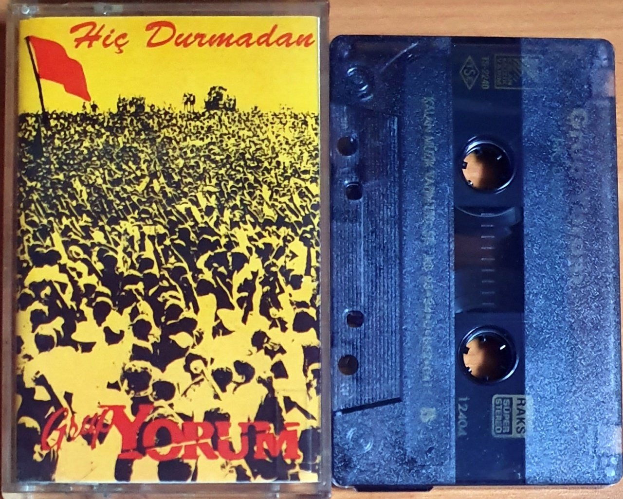 GRUP YORUM - HİÇ DURMADAN (1993) - KASET KALAN MÜZİK 2.EL