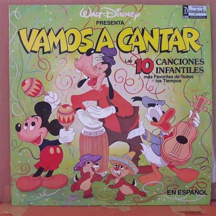 VAMOS A CANTAR - WALT DISNEY - LP PLAK 2.EL