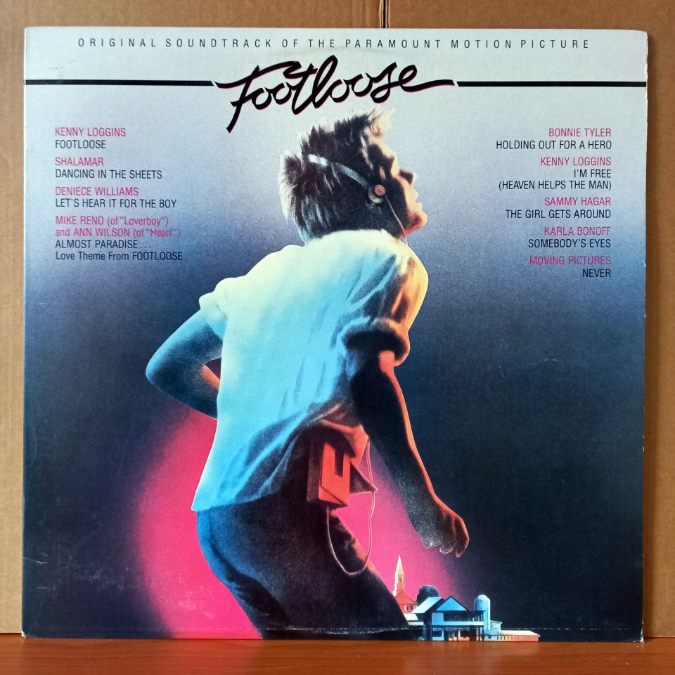 FOOTLOOSE / ORIGINAL MOTION PICTURE SOUNDTRACK / KENNY LOGGINS, SHALAMAR, BONNIE TYLER, SAMMY HAGAR, KARLA BONOFF, MOVING PICTURES (1984) - LP 2.EL PLAK