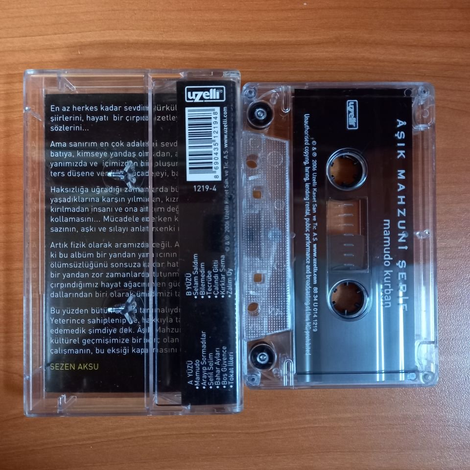 AŞIK MAHZUNİ ŞERİF - MAMUDO KURBAN (2006) - KASET 2.EL