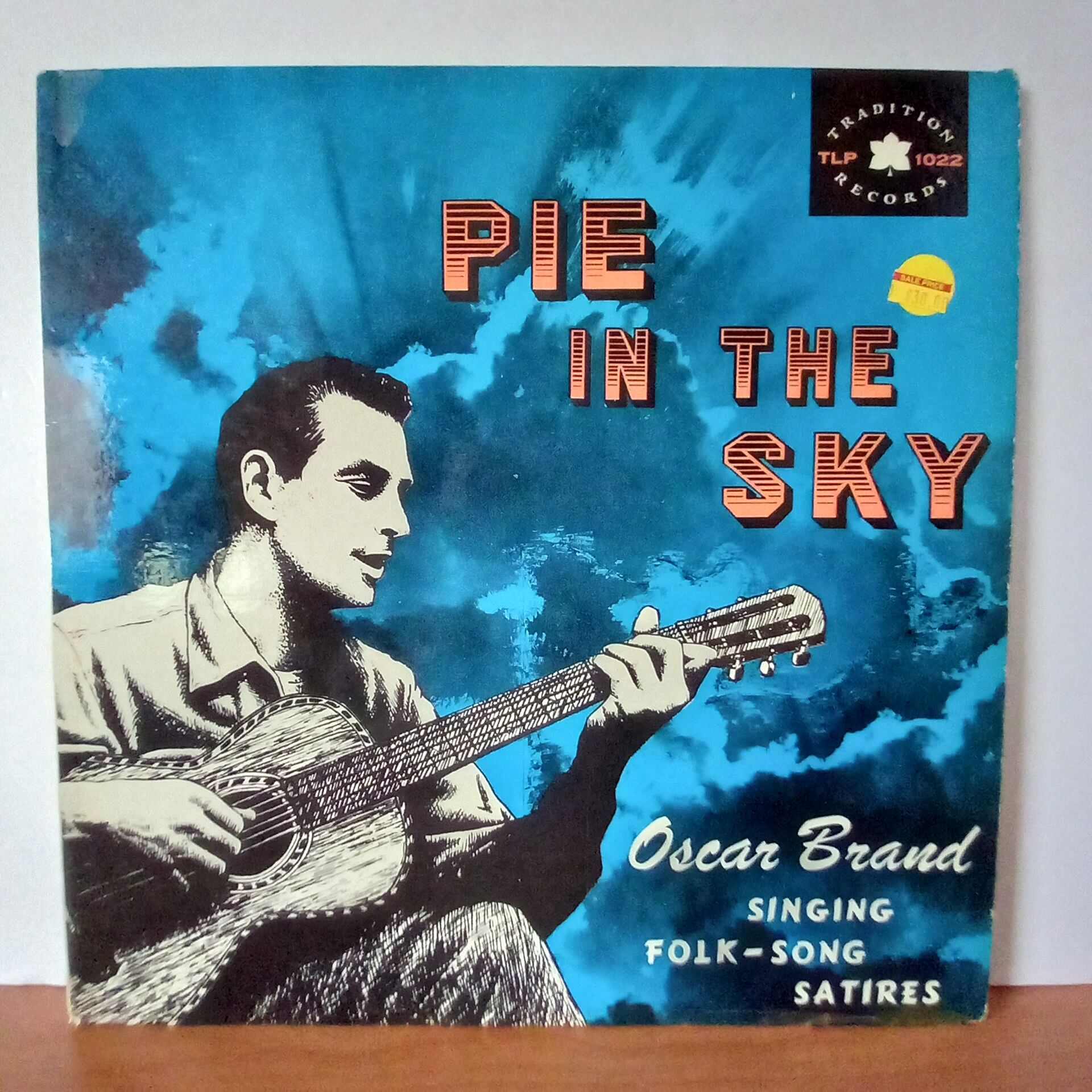 OSCAR BRAND – PIE IN THE SKY (1957) - LP 2.EL PLAK