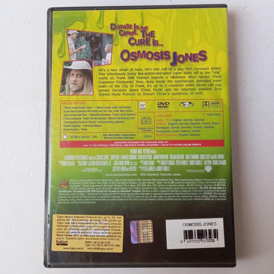 OSMOSİS JONES - DVD 2.EL