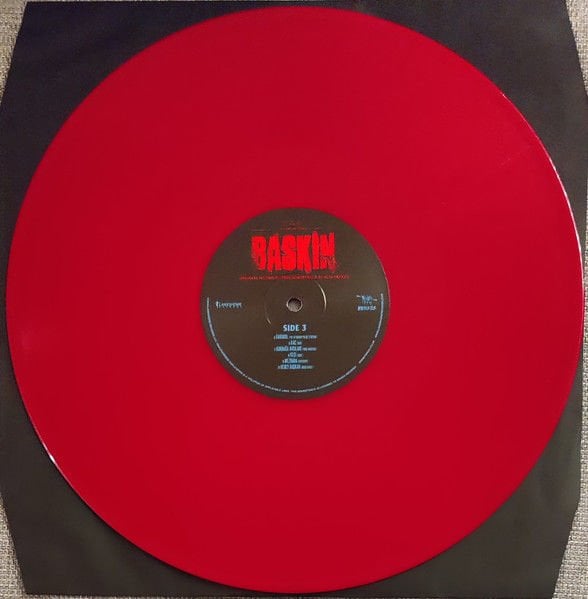 BASKIN - SOUNDTRACK / MUSIC BY ULAŞ PAKKAN (2016) - KAPAK HAFİF DEFOLU 2LP RED COLOURED EDITION SIFIR PLAK