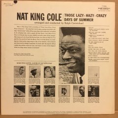 NAT KING COLE - THOSE LAZY-HAZY-CRAZY DAYS OF SUMMER 2.EL PLAK
