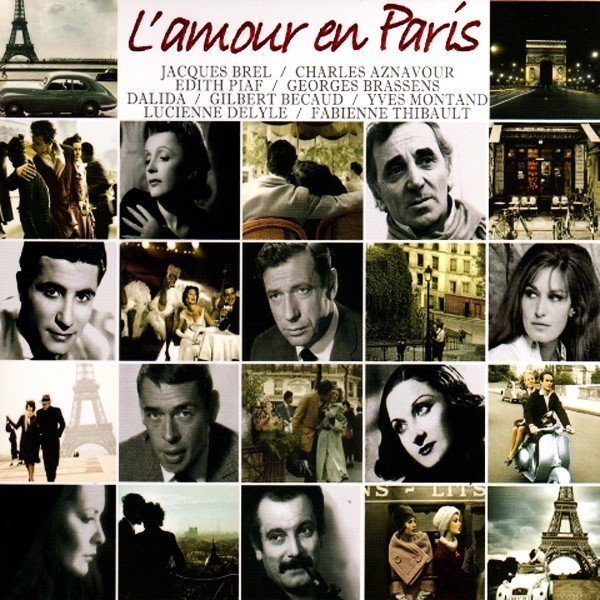 L'AMOUR EN PARIS VOL1 - BREL AZNAVOUR PIAF BECAUD - LP SIFIR FRANSIZCA NOSTALJİ SIFIR PLAK