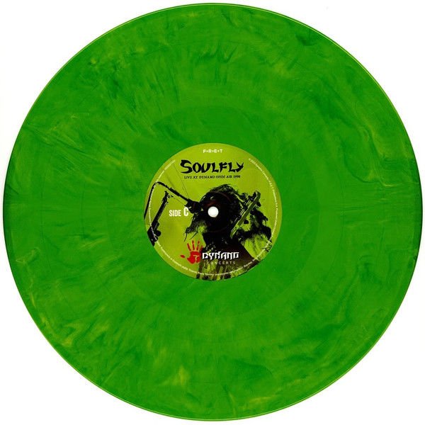 SOULFLY – LIVE AT DYNAMO OPEN AIR 1998 (2018) - 2LP  2023 LIMITED EDITION GATEFOLD  GREEN MARBLED VINYL RENKLİ SIFIR PLAK