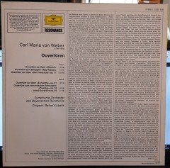 CARL MARIA von WEBER: OVERTURES, RAFAEL KUBELIK - 2.EL PLAK
