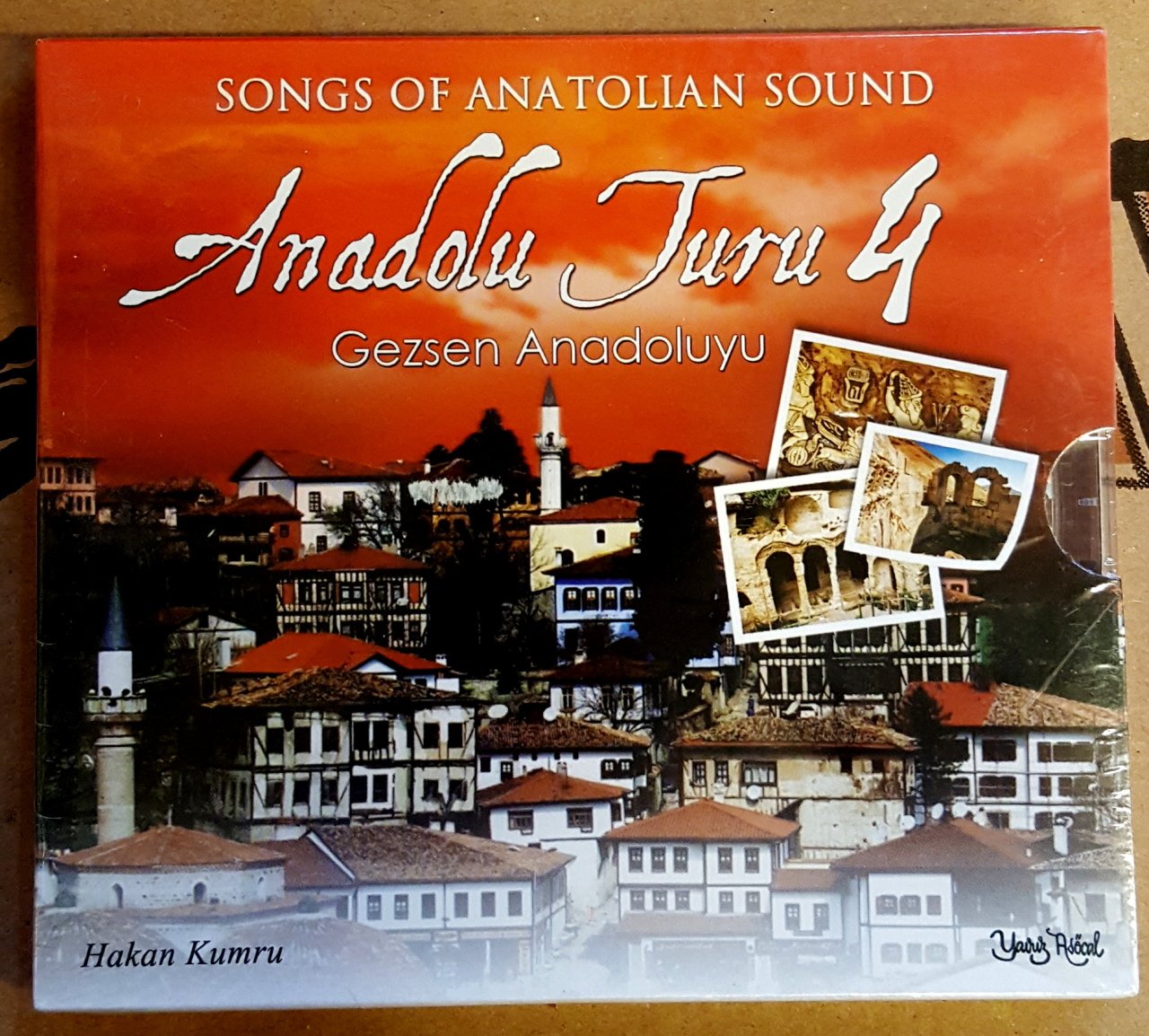 HAKAN KUMRU - ANADOLU TURU VOL 4 / GEZSEN ANADOLUYU (2011) - CD ENSTRUMENTAL TÜRK HALK MÜZİĞİ SIFIR