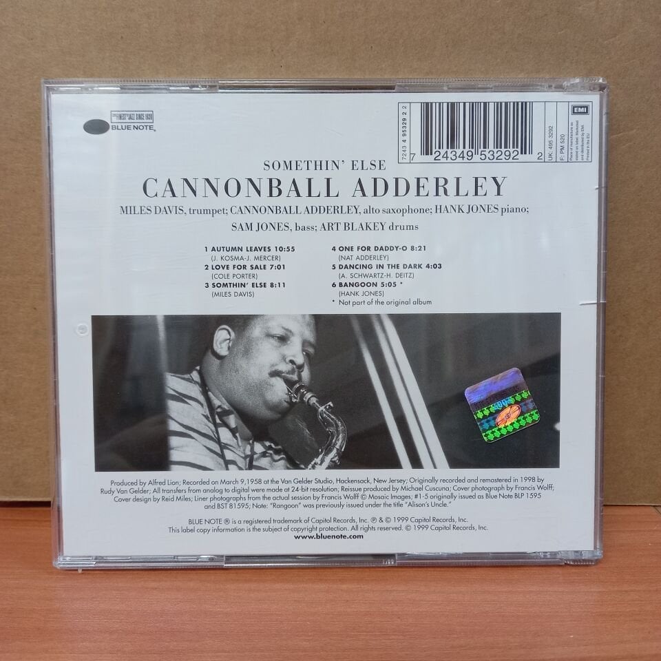 CANNONBALL ADDERLY - SOMETHIN' ELSE (1999) - CD 2. EL