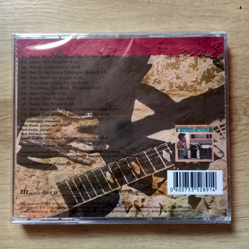 OTIS RUSH – TROUBLES, TROUBLES (1978) - CD 2014 REISSUE ALBUM AMBALAJINDA SIFIR