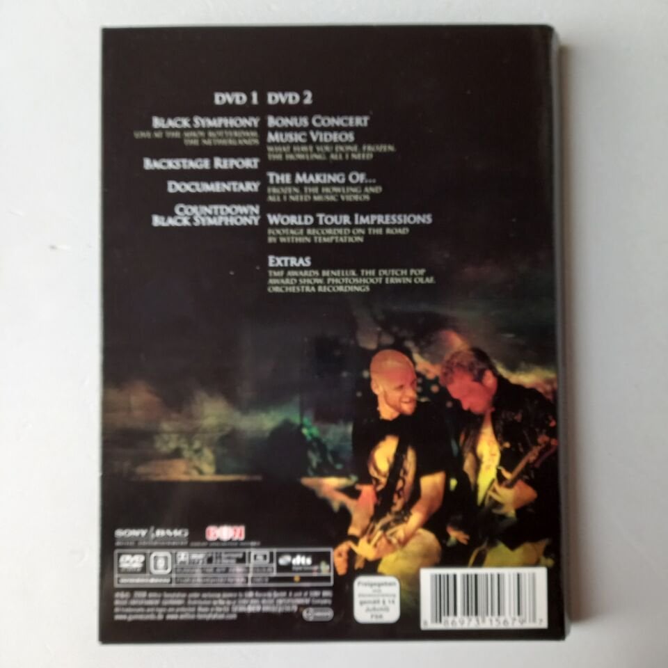 WITHIN TEMPTATION & THE METROPOLE ORCHESTRA - BLACK SYMPHONY 2DVD 2.EL