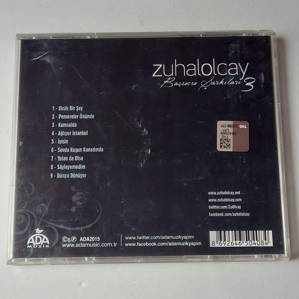 ZUHAL OLCAY – BAŞUCU ŞARKILARI 3 - CD 2.EL