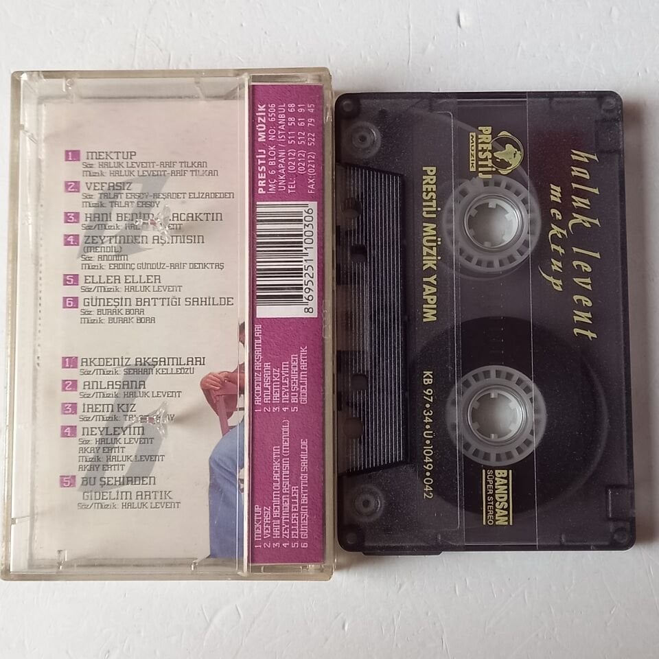 HALUK LEVENT - MEKTUP (1997) - KASET 2.EL