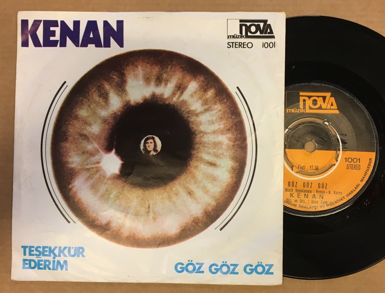 KENAN - GÖZ GÖZ GÖZ / TEŞEKKÜR EDERİM 7'' 45 DEVİR