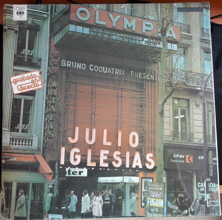 JULIO IGLESIAS - EN EL OLYMPIA (1980) - SIFIR PLAK