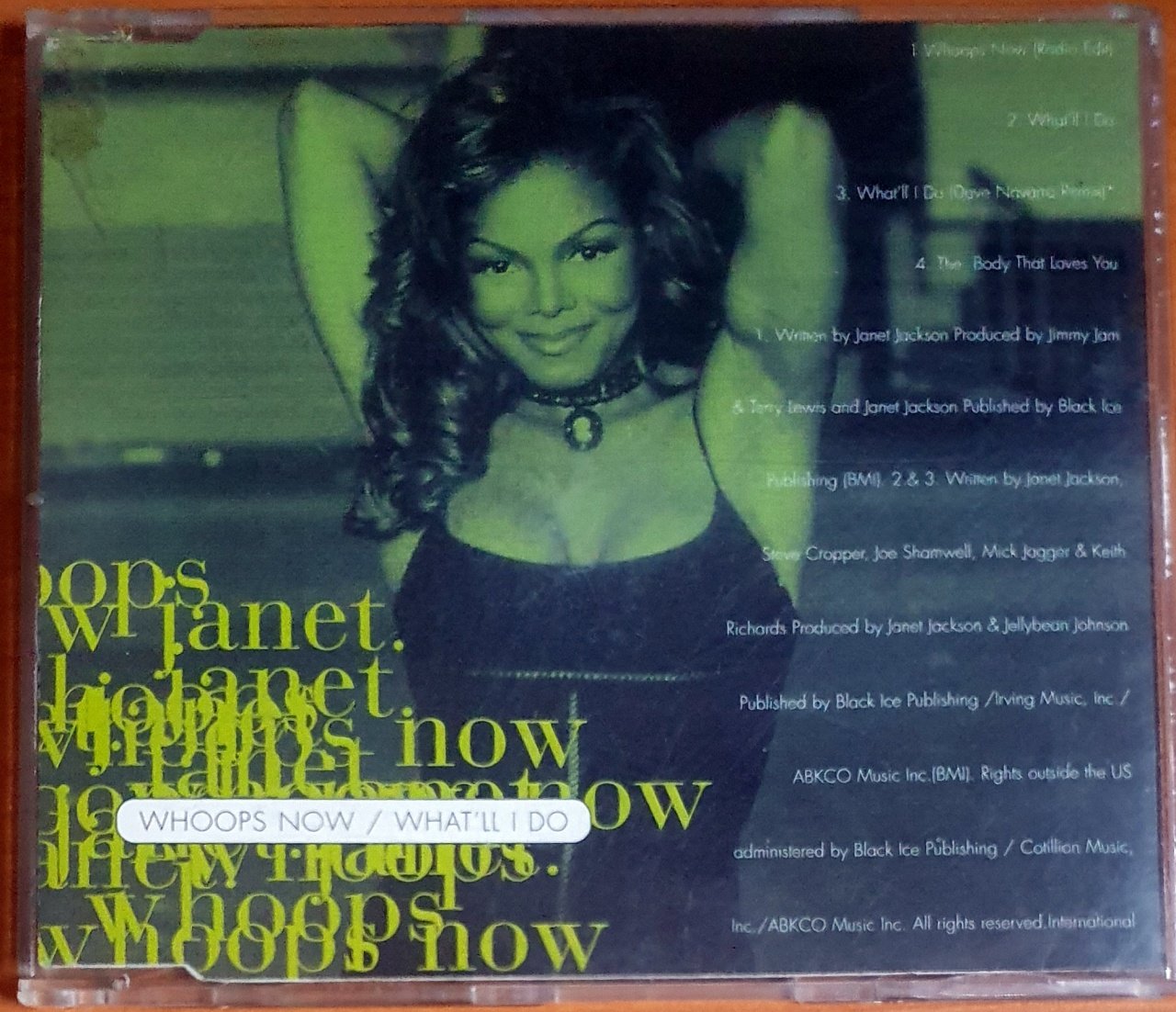JANET JACKSON - WHOOPS NOW / WHAT'LL I DO (1995) - CD SINGLE 2.EL