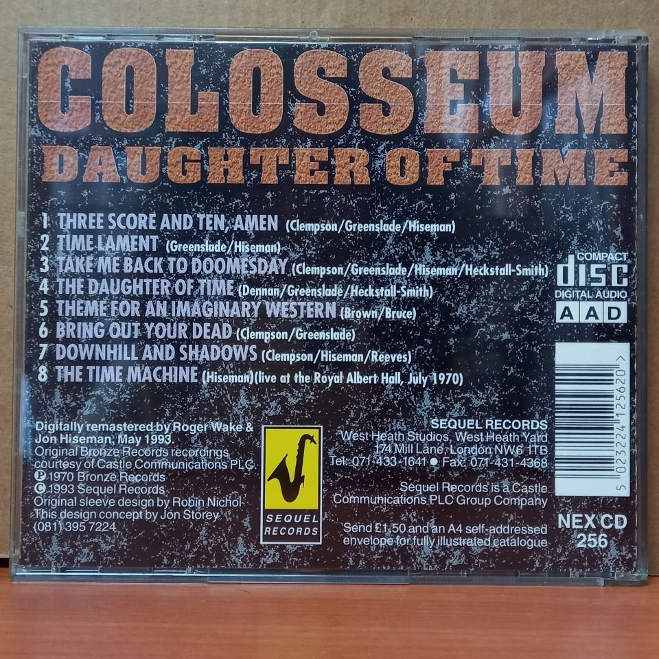 COLOSSEUM – DAUGHTER OF TIME - CD 2.EL
