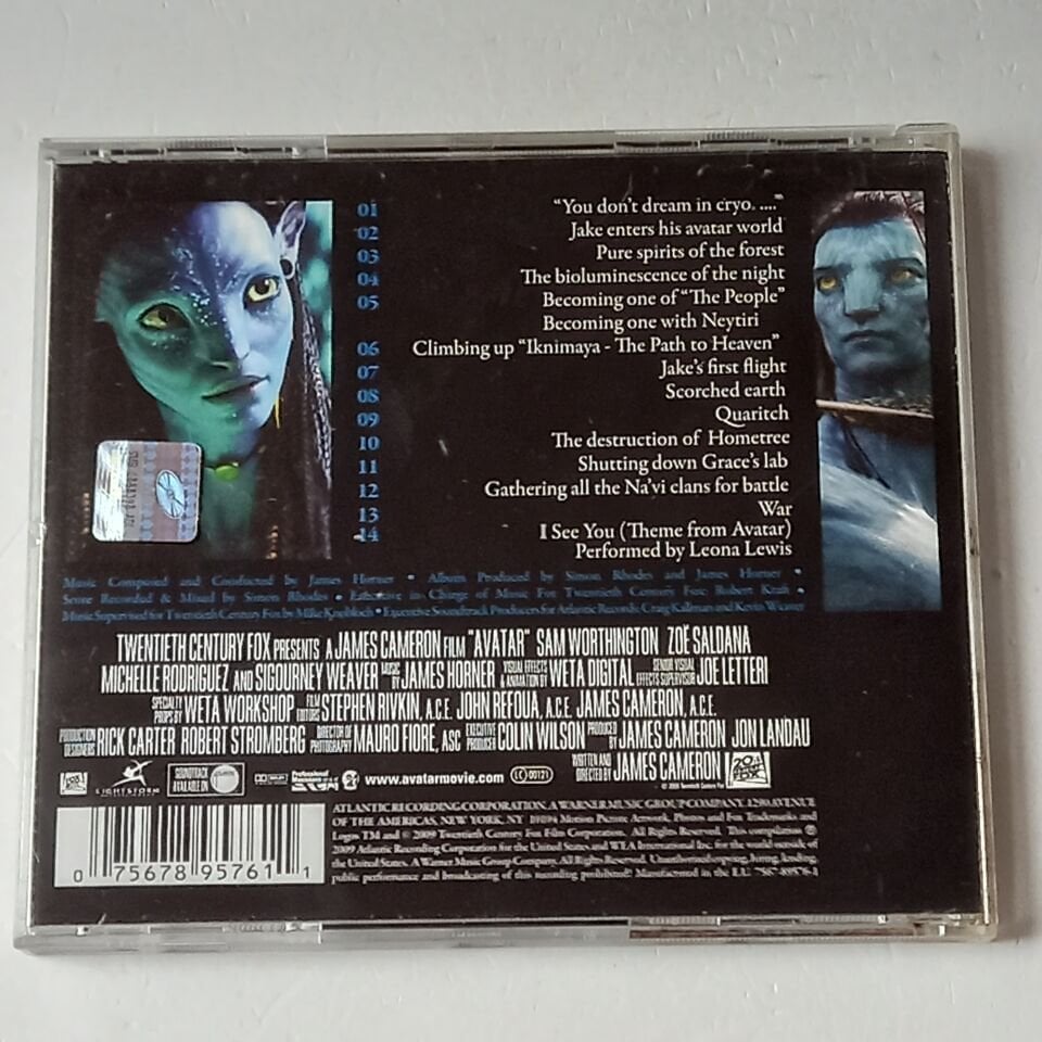AVATAR / MUSIC FROM THE MOTION PICTURE - JAMES HORNER (2009) - CD 2.EL