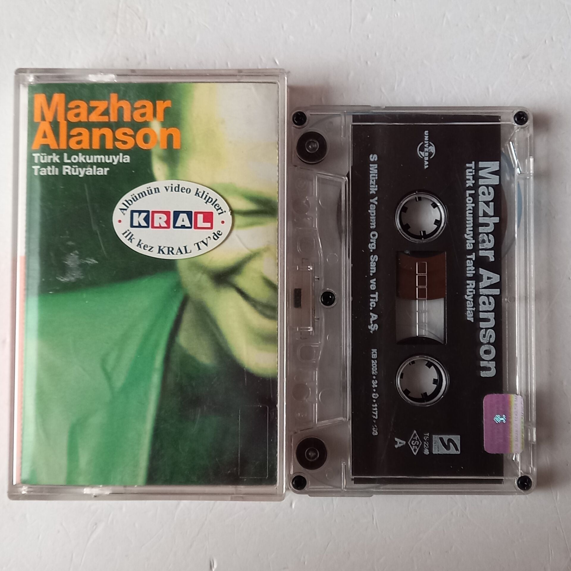 MAZHAR ALANSON - TÜRK LOKUMUYLA TATLI RÜYALAR (2002) - KASET 2.EL