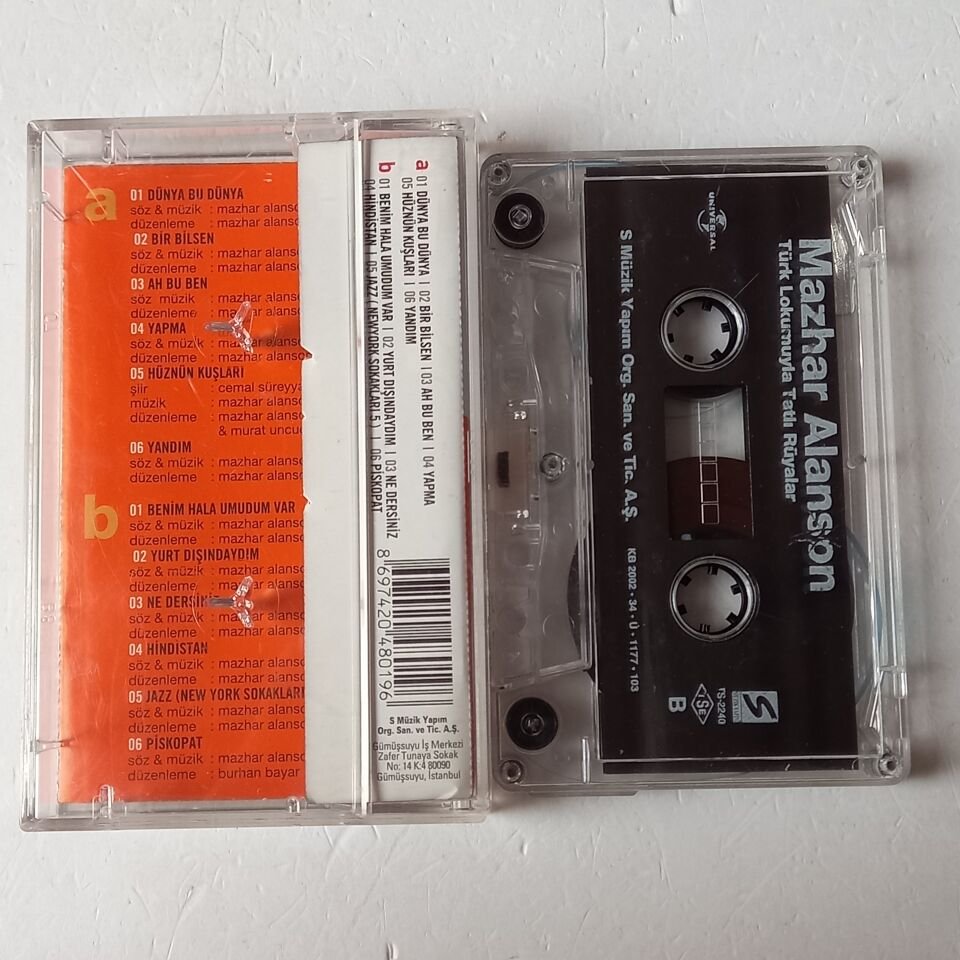 MAZHAR ALANSON - TÜRK LOKUMUYLA TATLI RÜYALAR (2002) - KASET 2.EL