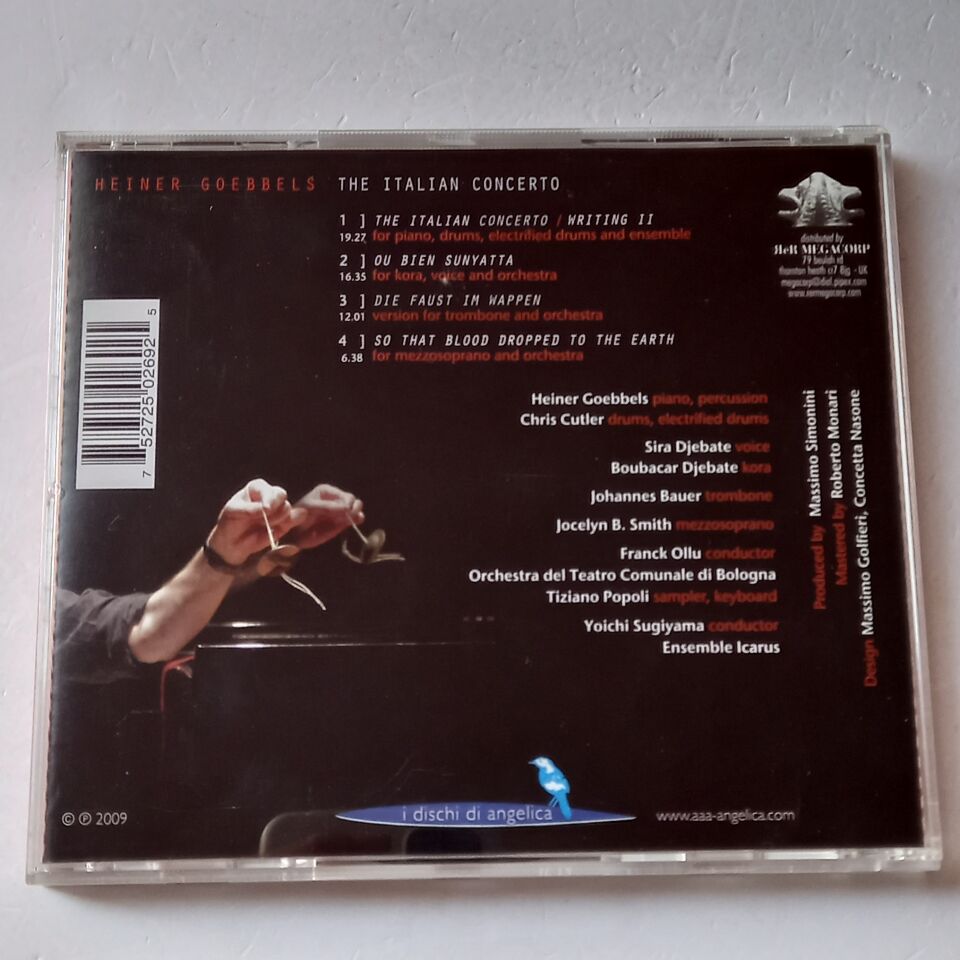 HEINER GOEBBELS – THE ITALIAN CONCERTO (2009) - CD 2.EL