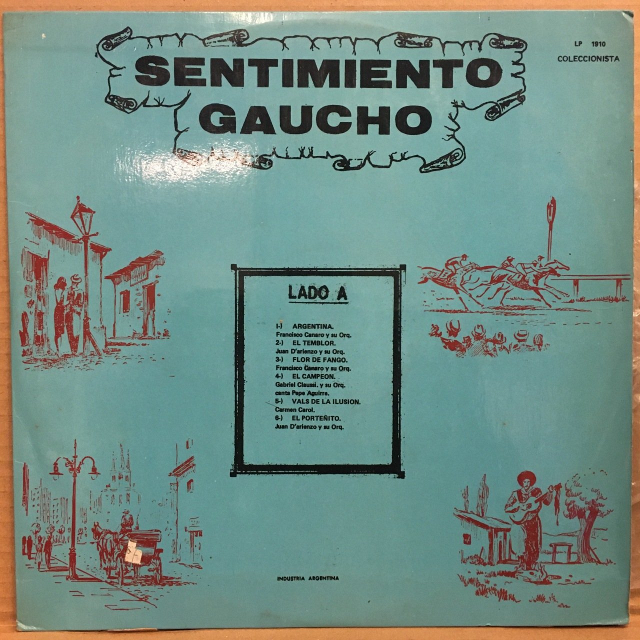 SENTIMIENTO GAUCHO ARJANTİN 2.EL PLAK