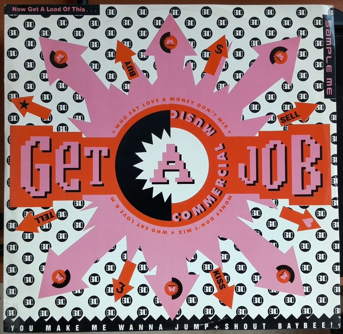 COMMERCIAL MUSIC - GET A JOB (1988) - 12'' MAXI SINGLE PLAK 2.EL