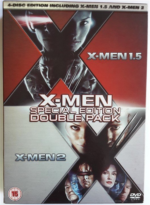 X-MEN 1.5 & X-MEN 2 SPECIAL EDITION DOUBLE PACK - MARVEL - 4DVD KUTU 2.EL