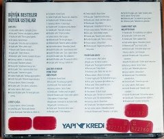 BÜYÜK BESTELER BÜYÜK USTALAR 4 / LEM'İ ATLI, CEVDET ÇAĞLA, ZEKİ ARİF ATAERGİN, FEHMİ TOKAY, EMİN ONGAN, YESARİ ASIM ARSOY, OSMAN NİHAT AKIN, MUZAFFER İLKAR (1994) YAPI KREDİ 5CD 2.EL