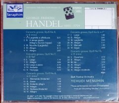 HANDEL: CONCERTI GROSSI OP. 6 NOS. 6-10 / YEHUDI MENUHIN (2001) - CD SERAPHIM SIFIR