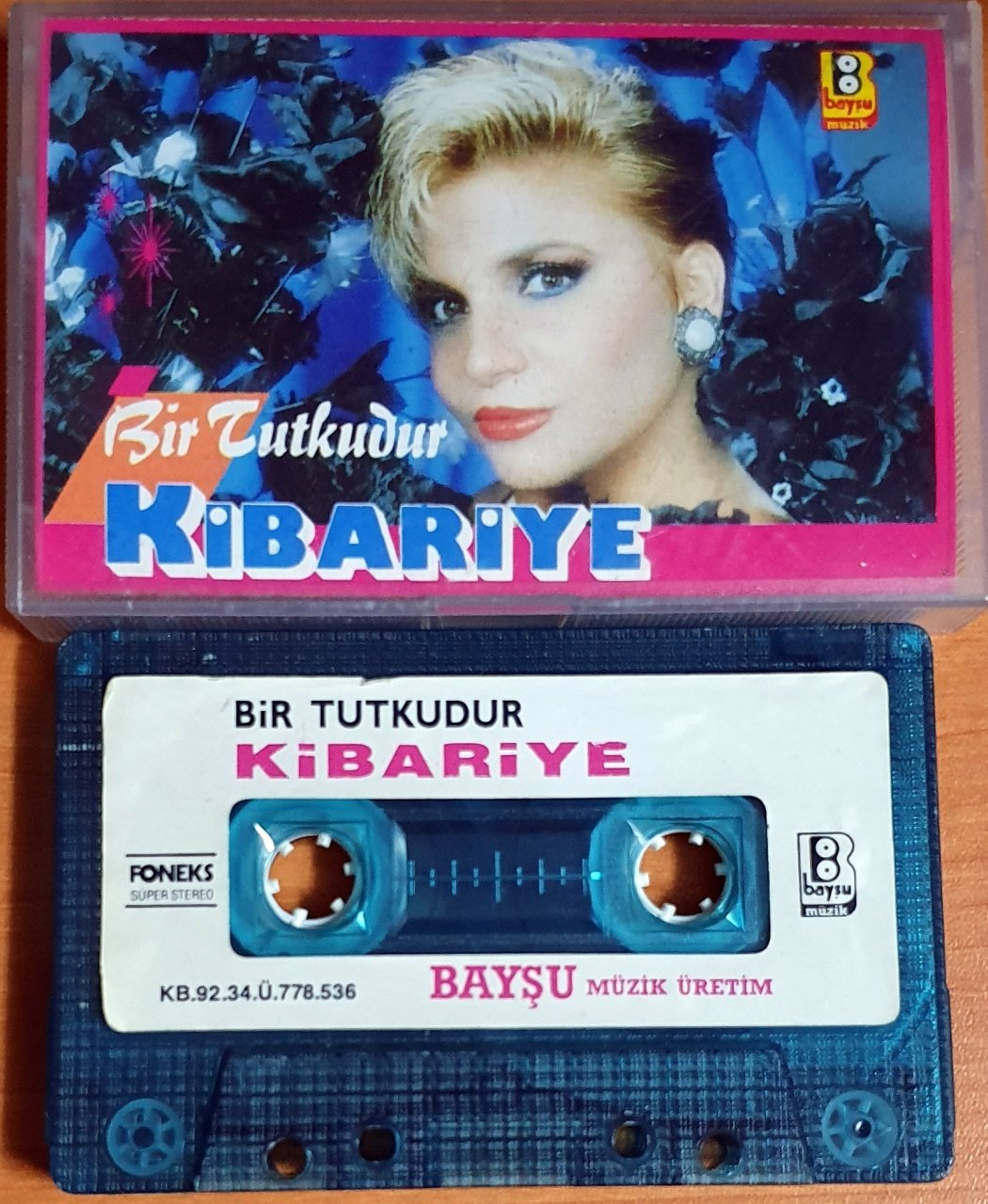 KİBARİYE - BİR TUTKUDUR (1992) - KASET BAYŞU MÜZİK 2.EL