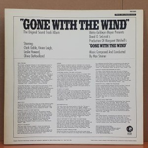 GONE WITH THE WIND SOUNDTRACK / MAX STEINER (1967) - LP 2.EL PLAK