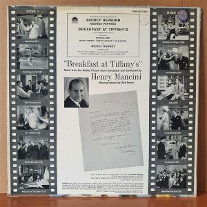 BREAKFAST AT TIFFANY'S SOUNDTRACK / HENRY MANCINI (1961) - LP 2.EL PLAK