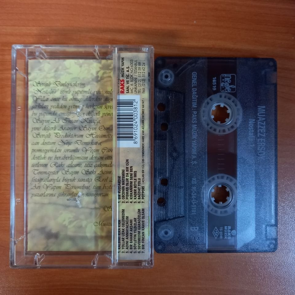 MUAZZEZ ERSOY - NOSTALJİ 1 (1995) - KASET 2.EL