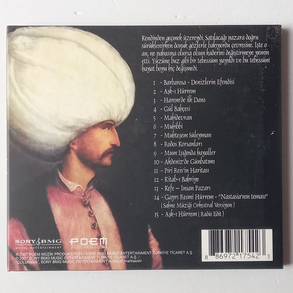 CAN ATİLLA – AŞK-I HÜRREM (2007) - CD DIGIPAK 2.EL