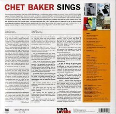 CHET BAKER - SINGS (1954) - LP 180GR 2015 EDT SIFIR