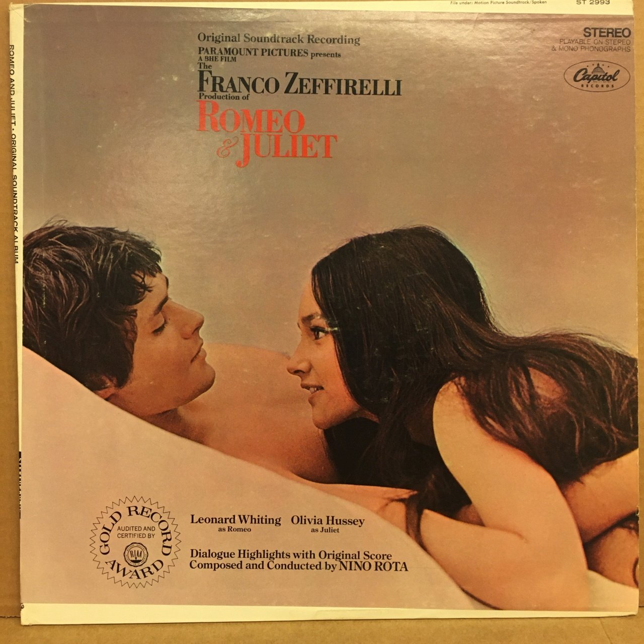 ROMEO & JULIET SOUNDTRACK NINO ROTA 2.EL PLAK