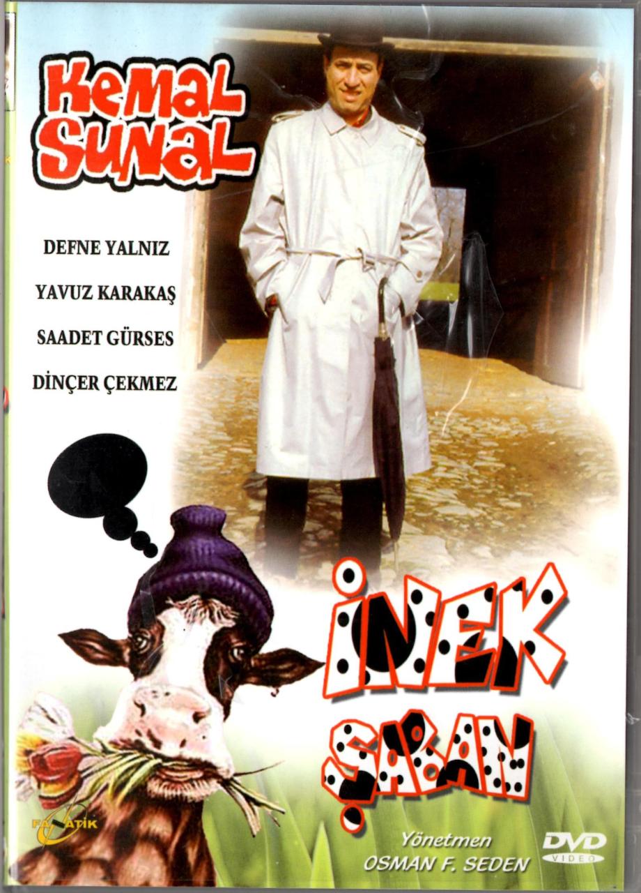 İNEK ŞABAN - KEMAL SUNAL - DEFNE YALNIZ - OSMAN SEDEN - DVD 2.EL
