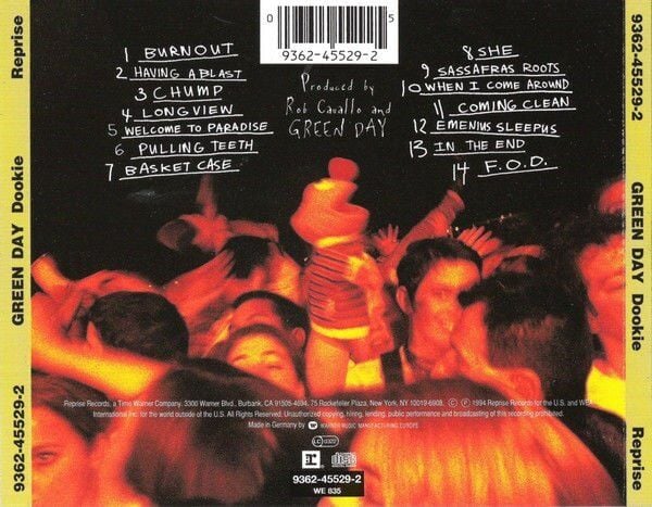 GREEN DAY – DOOKIE (1994) - CD REISSUE JEWEL CASE AMBALAJINDA SIFIR