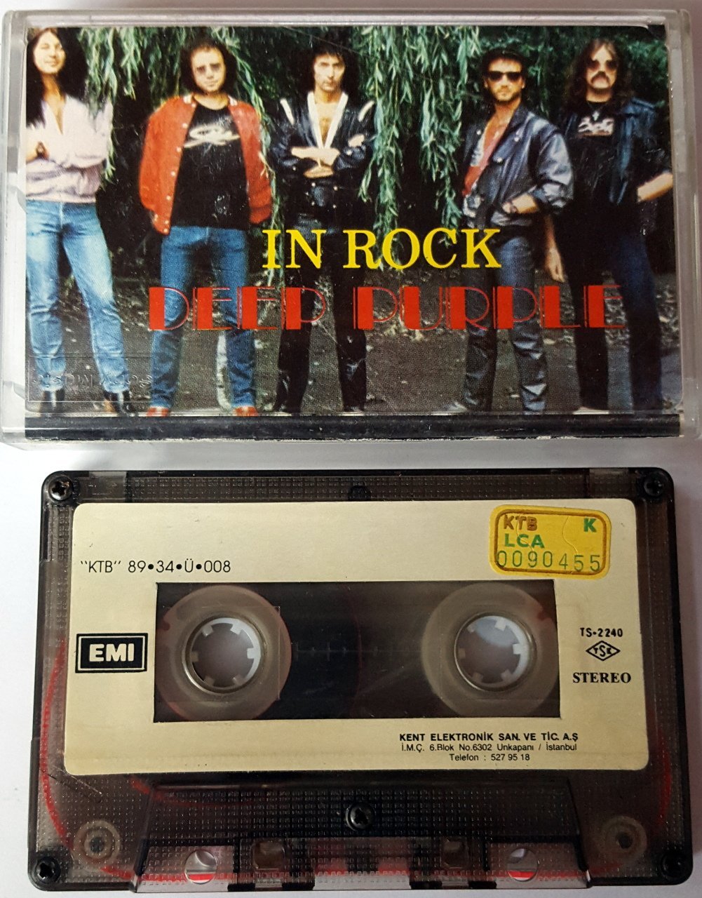 DEEP PURPLE - IN ROCK (1989) KENT CASSETTE MADE IN TURKEY ''USED''