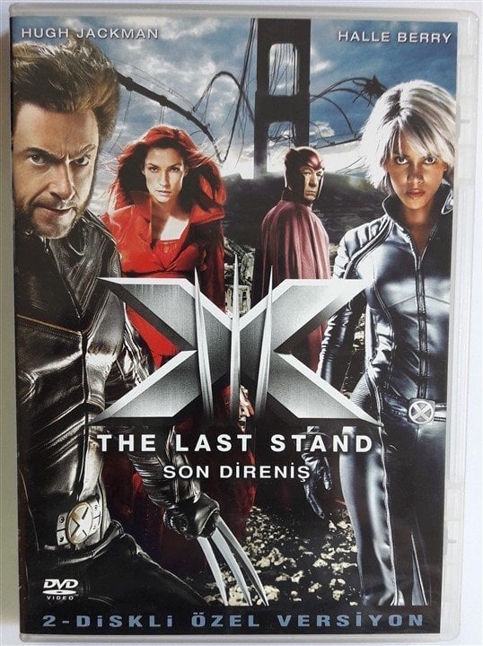 X-MEN SON DİRENİŞ - X-MEN THE LAST STAND - HUGH JACKMAN - HALLE BERRY - MARVEL - 2DVD 2.EL