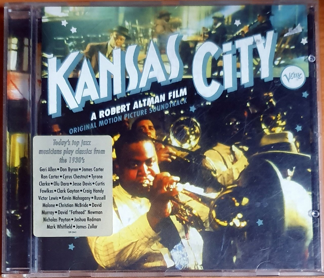 KANSAS CITY SOUNDTRACK / GERI ALLEN, DON BYRON, JAMES CARTER, RON CARTER, DAVID MURRAY, JOSHUA REDMAN (1996) - CD 2.EL
