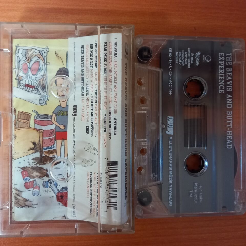 THE BEAVIS AND BUTT-HEAD EXPERIENCE / NIRVANA, ANTHRAX, BEAVIS AND BUTT HEAD, MEGADETH, AEROSMITH (1993) - KASET 2.EL