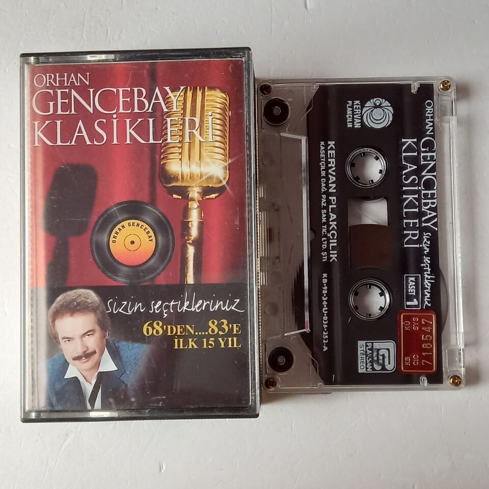ORHAN GENCEBAY KLASİKLERİ SİZİN SEÇTİKLERİNİZ 1, 2 (1998) - KASET 2.EL