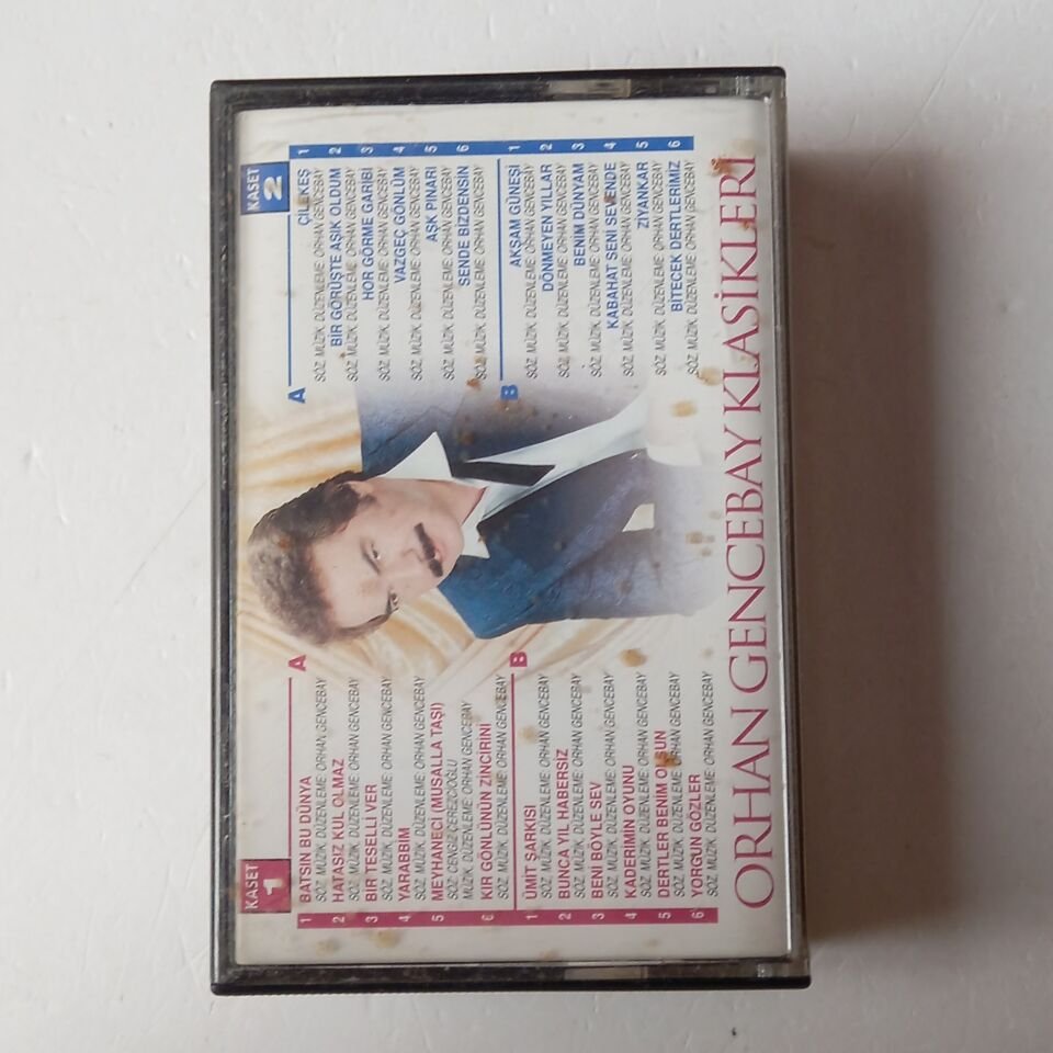ORHAN GENCEBAY KLASİKLERİ SİZİN SEÇTİKLERİNİZ 1, 2 (1998) - KASET 2.EL