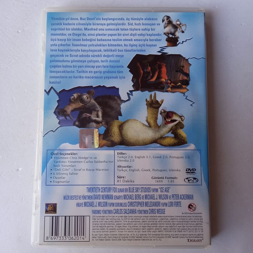 BUZ DEVRİ / ICE AGE - DVD 2.EL
