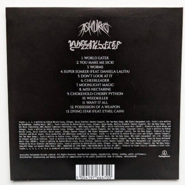 ASHNIKKO - WEEDKILLER (2023) - CD CARDSLEEVE / AMBALAJINDA SIFIR
