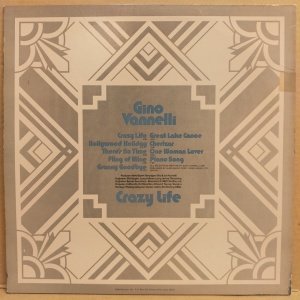 GINO VANNELLI - CRAZY LIFE (1973) - LP POP JAZZ SOFT ROCK 2.EL PLAK